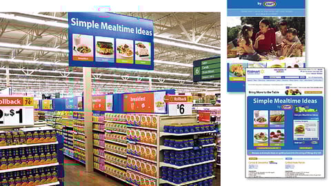 Kraft Meal Ideas Program for Walmart