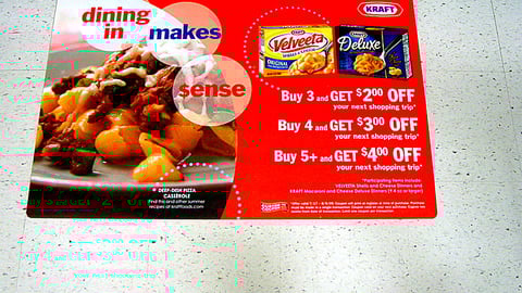 Kraft Meijer 'Dining in Makes Sense' Floor Cling