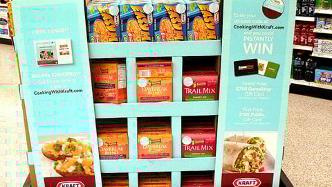 Kraft Publix Back-to-School Pallet Display