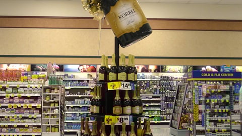 Korbel Holiday Floorstand