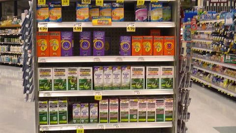 Kroger Cold/Flu Relief Endcap