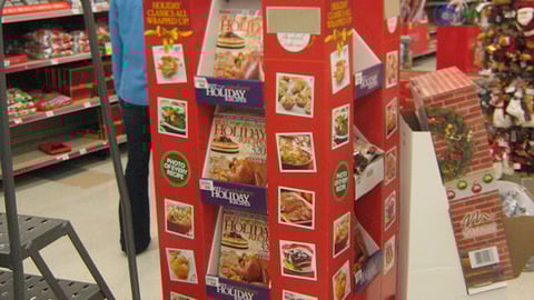 Holiday Recipes Floorstand