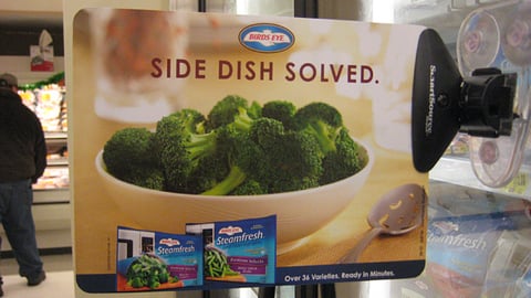 Birds Eye Steamfresh Shelf Talker