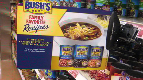 Bush's Best Beans Shelf Talker