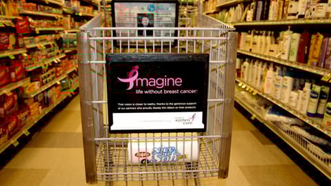 Kroger 'Pink Ribbon' Shopping Cart Ad