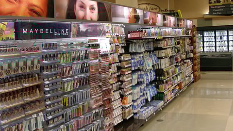 Fresh Fare Cosmetics Aisle