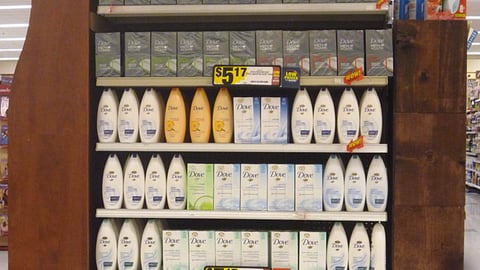 Dove Endcap