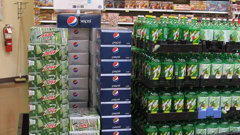 Pepsi Stock Up and Save Pole Topper