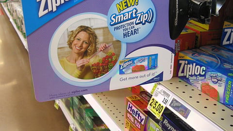 Ziploc Smart Zip Shelf Talker
