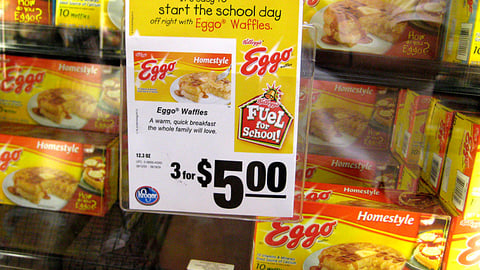 Eggo Kroger 'Fuel for School' Sign