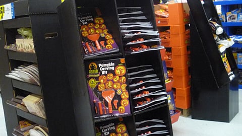 Kroger Halloween Merchandise Shippers