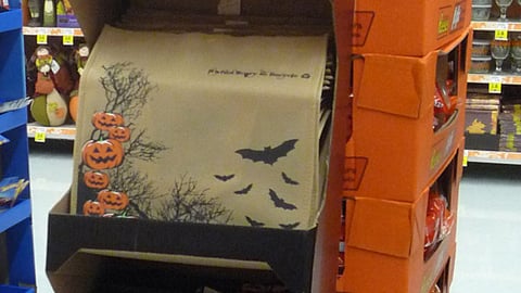 Kroger Halloween Grocery Bag Shipper