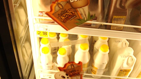 Kroger Halloween Milk Cooler Cling