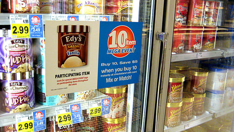Kroger '10 Item Mega Event' Cooler Cling