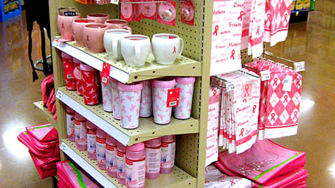Kroger Pink Product Merchandising
