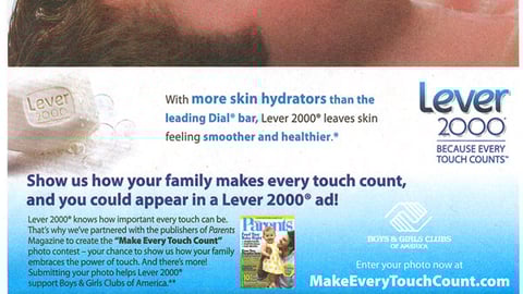 Lever 2000 'Every Touch Counts' FSI