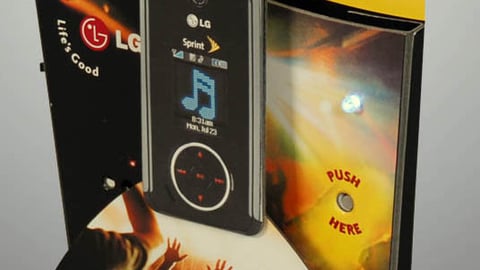 LGE MobileComm MUZIQ Counter Display