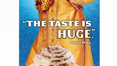 Cinnabon 'Love Guru' Standee