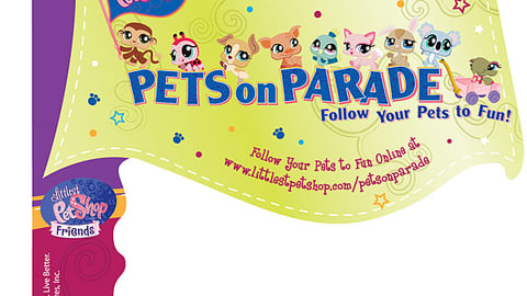 Littlest Pet Shop Walmart 'Pets on Parade' Flag