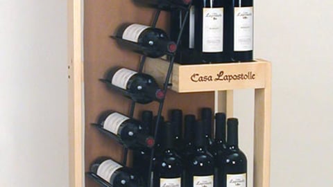 Casa Lapostolle Organic Wine Rack