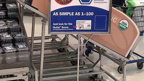 Meijer NuVal Scoring Sign