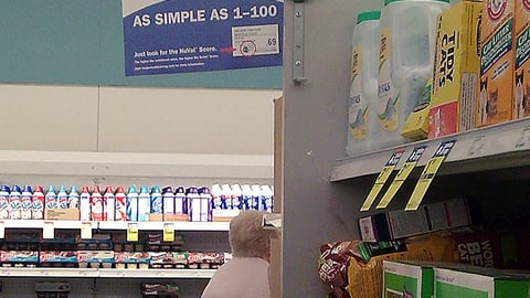 Meijer NuVal Scoring Sign