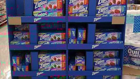 Ziploc 'Lunch Lessons' Pallet