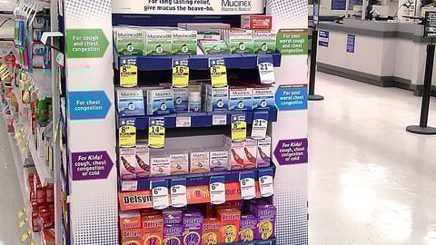 Mucinex Endcap