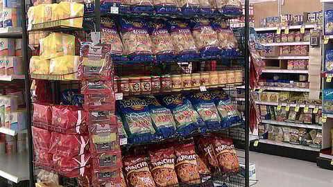 Meijer Snack Chips Endcap