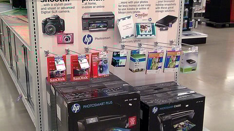 HP Memorable Holidays Endcap