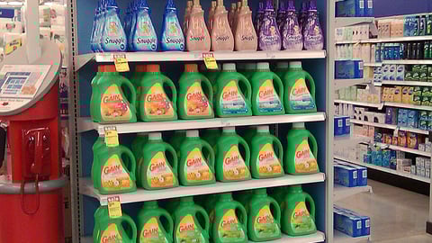 Meijer "Mess with Us" Detergent Endcap