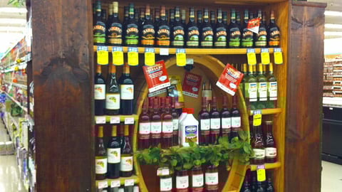 Wine & Liquor Endcap