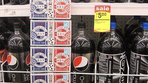 Silver City Playing Cards Merchandising Strip