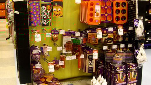 Meijer Halloween Merchandise Endcap