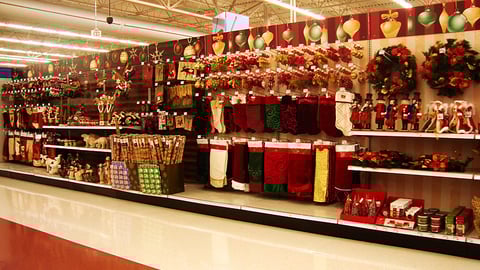Meijer Holiday Decor In-Line Display