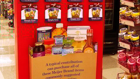 Meijer 'Simply Give' Floorstand