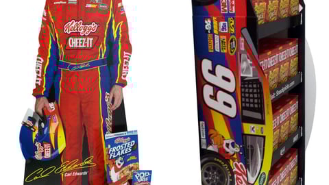 Kellogg's NASCAR Dress Up Kit with Standee