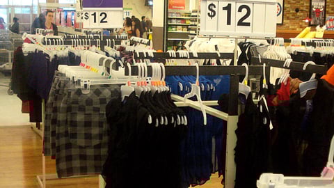 Miley Cyrus Max Azria Apparel Racks