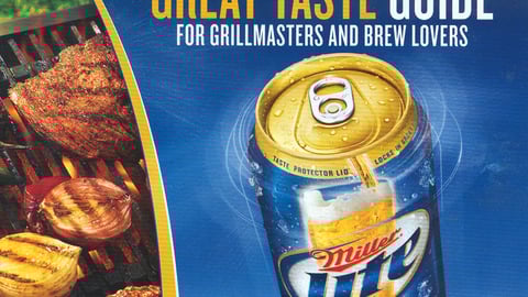Miller Lite 'Great Taste Guide' Cover
