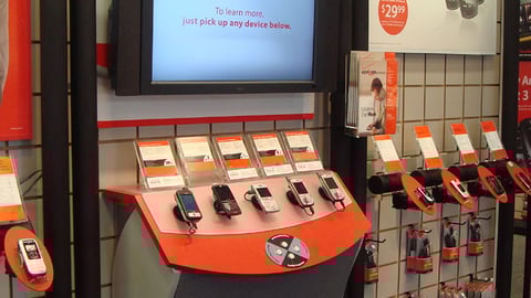 Verizon Wireless Interactive PDA Wall