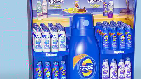 Schering-Plough Walgreens Suncare Table Display