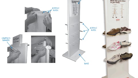 Nuts & Bolts: MBT Shoe Floorstand