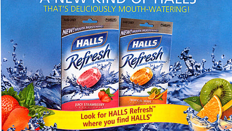 Halls Refresh Ad
