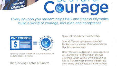 P&G Special Olympics FSI