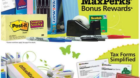 OfficeMax MaxPerks Feature