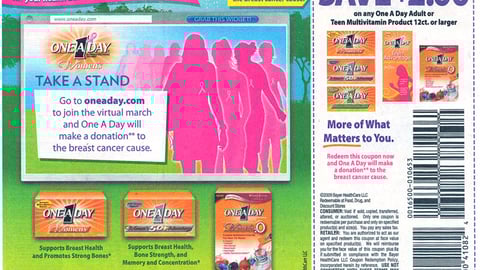 One-A-Day 'Take a Stand' FSI