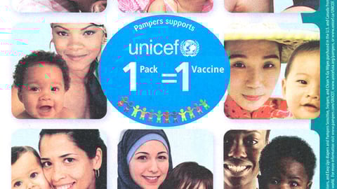 Pampers Unicef FSI