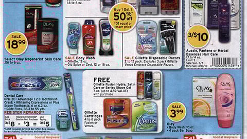 Walgreens P&G brandSaver Feature