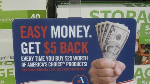 America's Choice Money Back Wobbler