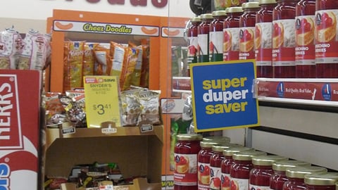 Pathmark 'Super Duper Saver' Shelf Talker